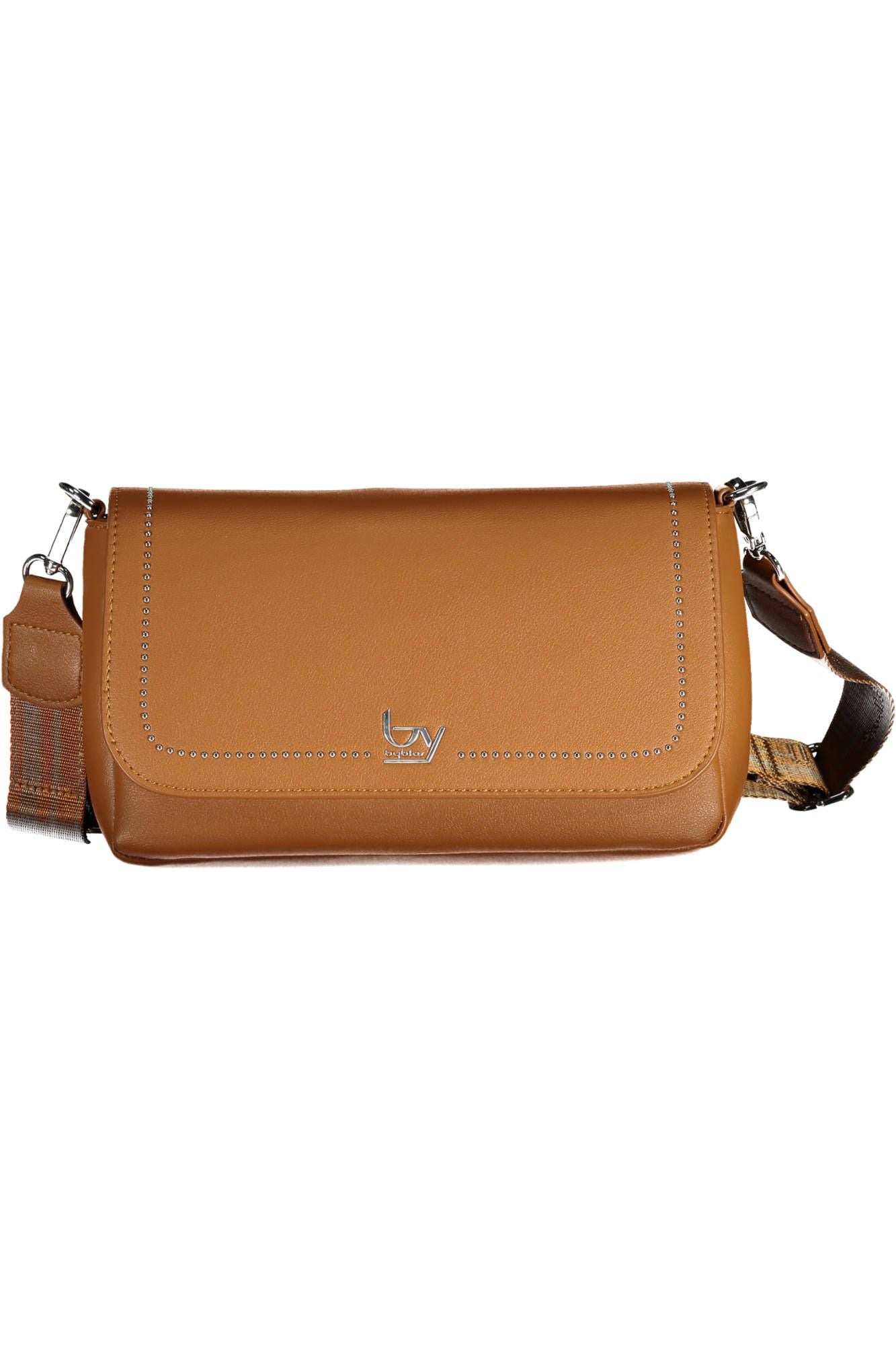 Brown Polyethylene Women Handbag