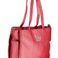 Red Polyethylene Women Handbag