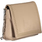 Beige Polyethylene Women Handbag