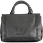 Black Polyethylene Women Handbag