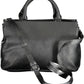 Black Polyethylene Women Handbag