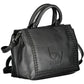 Black Polyethylene Women Handbag