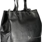 Black Polyethylene Women Handbag