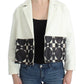 Exclusive Black & White Leather Jacket