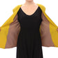 Elegant Mustard Silk Blend Jacket