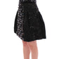 Black Crystal Embellished Masterpiece Skirt