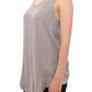 Elegant Gray Viscose Top – Timeless Style