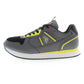 Gray Polyester Men Sneaker