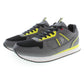 Gray Polyester Men Sneaker