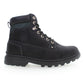 Black Polyester Men Boot