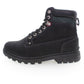 Black Polyester Men Boot