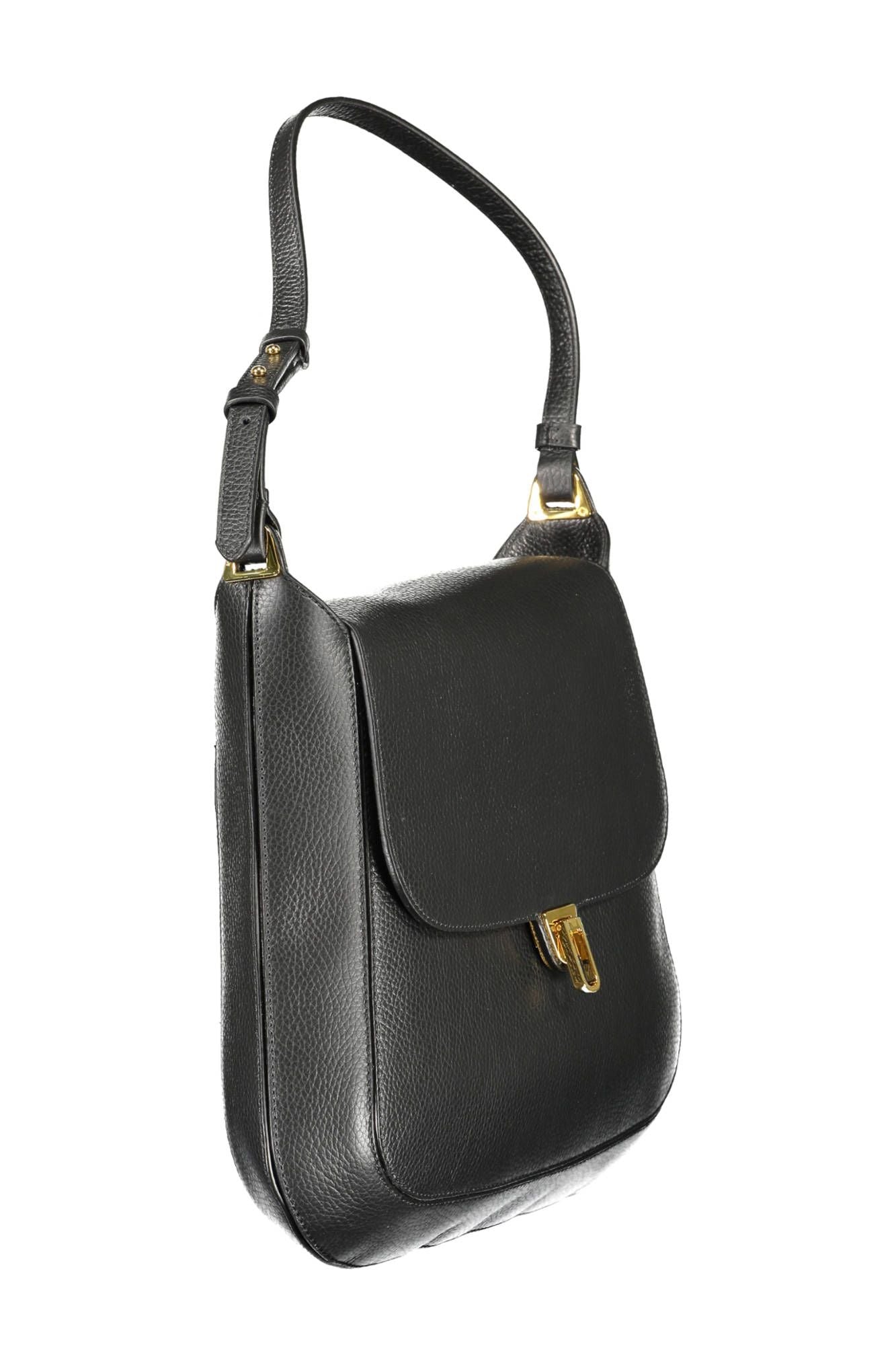 Black Leather Women Handbag