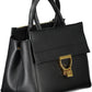 Black Leather Women Handbag