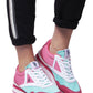 Pink Polyester Women Sneaker