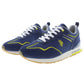 Blue Polyester Men Sneaker