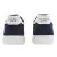 Blue Polyester Men Sneaker