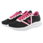 Black Polyester Women Sneaker