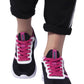 Black Polyester Women Sneaker