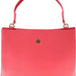 Red Polyethylene Women Handbag