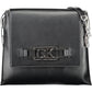 Black Polyethylene Women Handbag