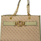 Green Polyester Women Handbag