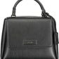 Black Polyester Women Handbag