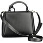 Black Polyester Women Handbag