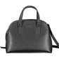 Black Polyester Women Handbag