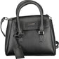 Black Polyester Women Handbag