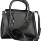 Black Polyester Women Handbag