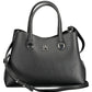 Black Polyester Women Handbag