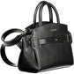 Black Polyethylene Women Handbag