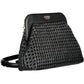 Black Polyethylene Women Handbag