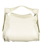 Beige Polyester Women Handbag