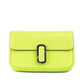 The J Marc Green Glow Smooth Leather Shoulder Crossbody Handbag