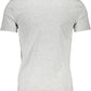 Gray Cotton Men T-Shirt