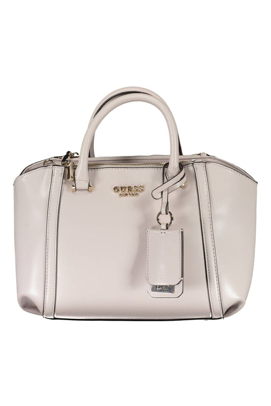 Gray Polyethylene Women Handbag