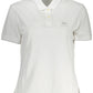 White Cotton Women Polo Shirt