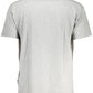 Gray Cotton Men T-Shirt