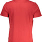 Red Cotton Men T-Shirt