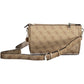 Beige Polyethylene Women Handbag