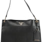 Black Polyethylene Women Handbag