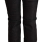 Chic Low Waist Skinny Black Denim Jeans