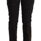 Chic Low Waist Black Slim Fit Jeans