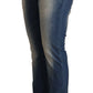 Chic Mid Waist Skinny Denim Jeans