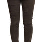 Chic Slim Fit Brown Skinny Jeans