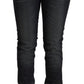 Sleek Black Washed Slim Fit Jeans