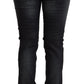 Sleek Black Washed Slim Fit Jeans