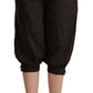 Elegant Brown Cropped Harem Pants