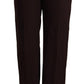 Elegant High Waist Straight Formal Pants